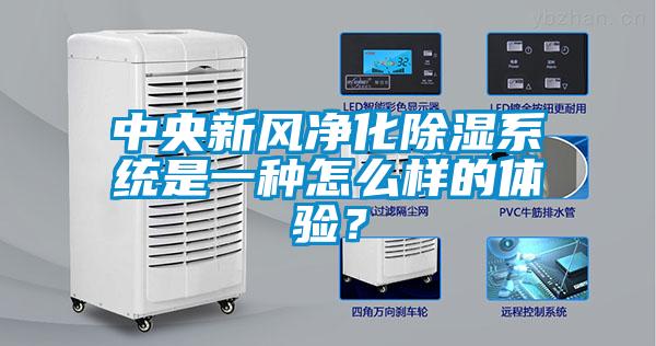 中央新風(fēng)凈化除濕系統(tǒng)是一種怎么樣的體驗(yàn)？