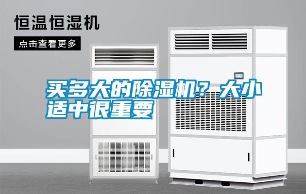 買多大的除濕機？大小適中很重要