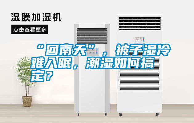 “回南天”，被子濕冷難入眠，潮濕如何搞定？