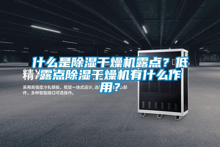什么是除濕干燥機(jī)露點(diǎn)？低露點(diǎn)除濕干燥機(jī)有什么作用？