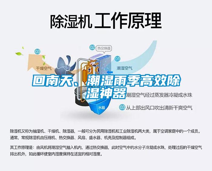 回南天、潮濕雨季高效除濕神器