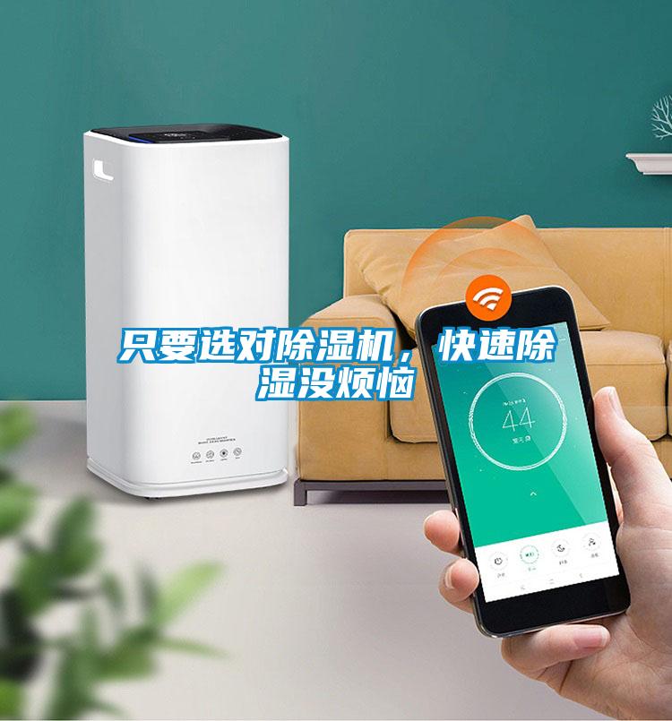 只要選對(duì)除濕機(jī)，快速除濕沒(méi)煩惱
