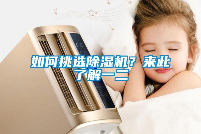 如何挑選除濕機(jī)？來此了解一二