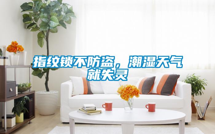 指紋鎖不防盜，潮濕天氣就失靈
