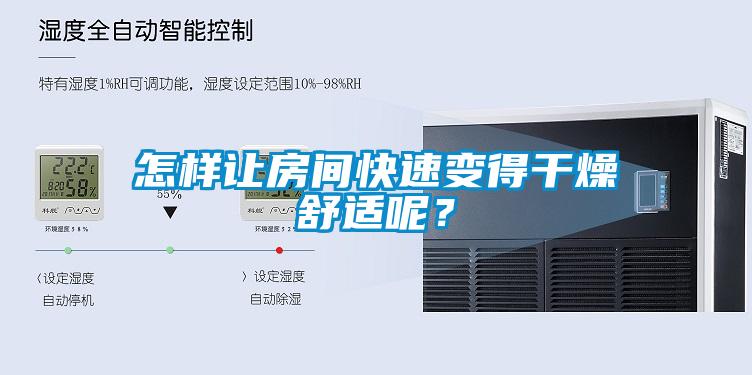 怎樣讓房間快速變得干燥舒適呢？