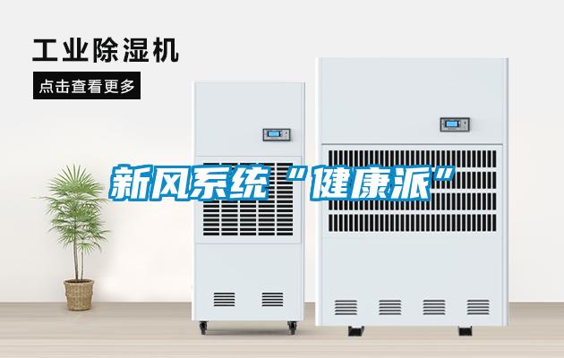 新風(fēng)系統(tǒng)“健康派”
