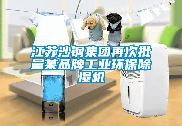 江蘇沙鋼集團(tuán)再次批量某品牌工業(yè)環(huán)保除濕機(jī)