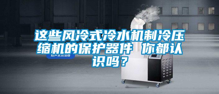 這些風(fēng)冷式冷水機(jī)制冷壓縮機(jī)的保護(hù)器件 你都認(rèn)識嗎？