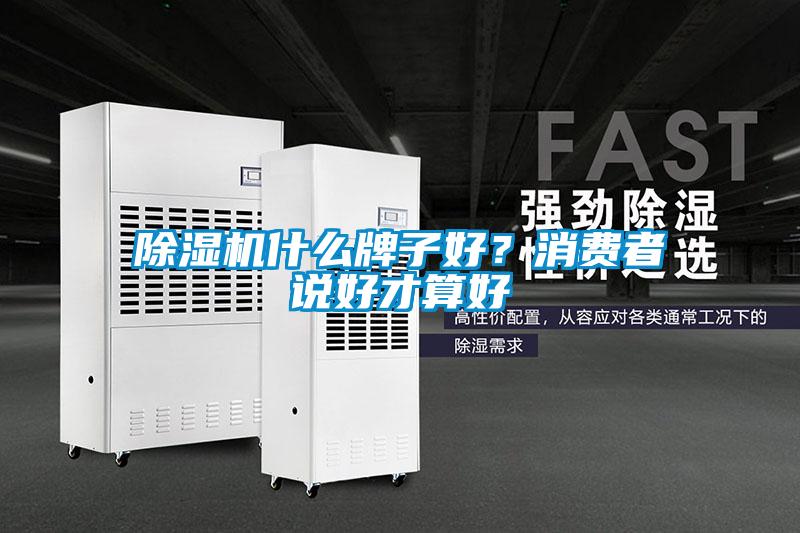 除濕機(jī)什么牌子好？消費(fèi)者說好才算好