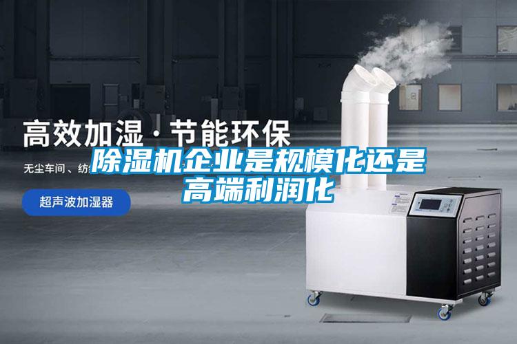 除濕機企業(yè)是規(guī)?；€是高端利潤化