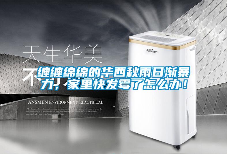纏纏綿綿的華西秋雨日漸暴力，家里快發(fā)霉了怎么辦！