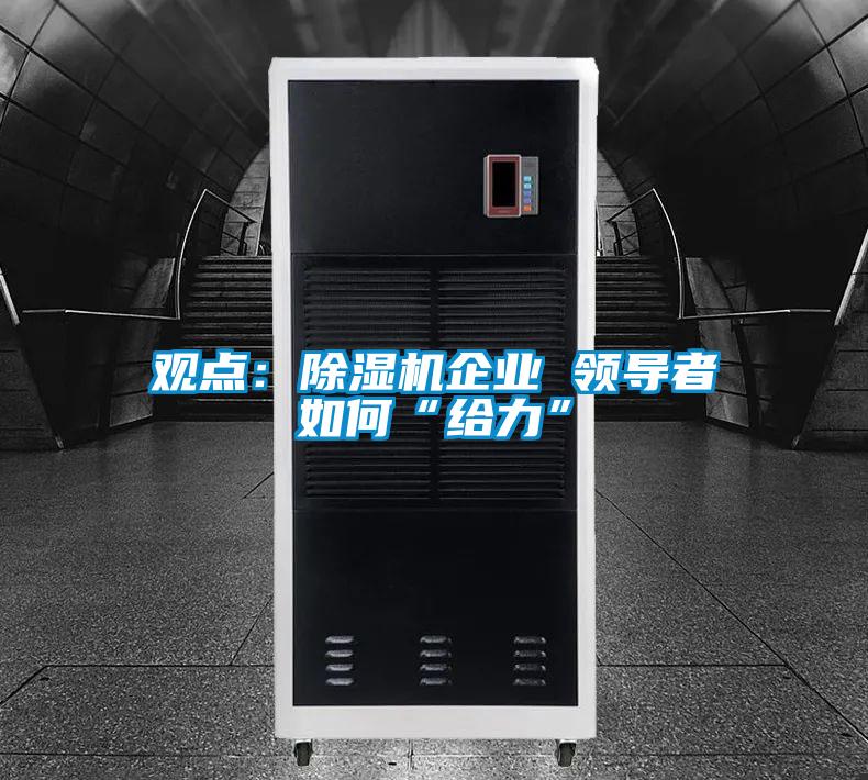 觀點：除濕機企業(yè) 領導者如何“給力”