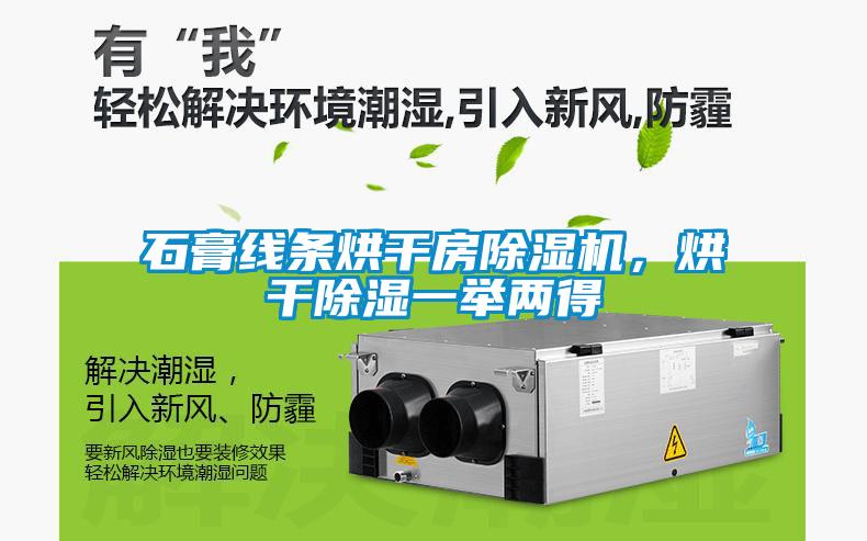 石膏線條烘干房除濕機，烘干除濕一舉兩得