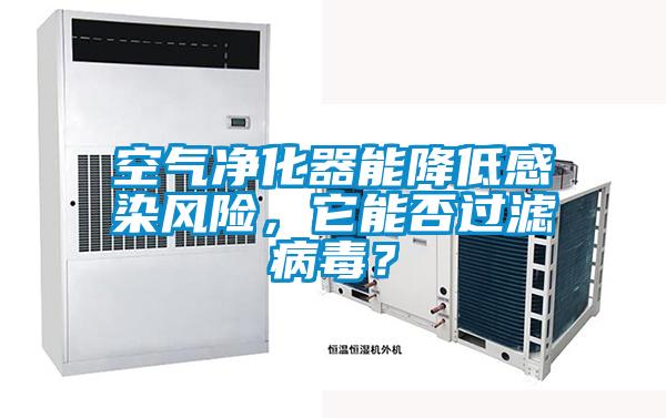空氣凈化器能降低感染風險，它能否過濾病毒？