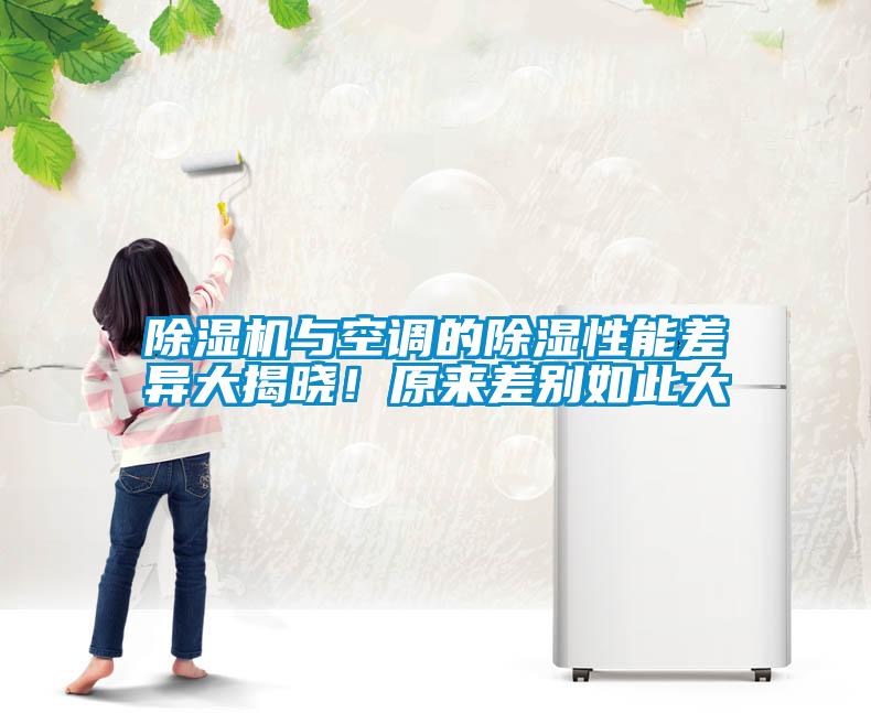 除濕機(jī)與空調(diào)的除濕性能差異大揭曉！原來(lái)差別如此大
