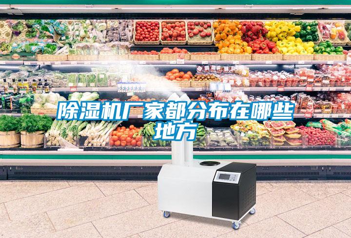 除濕機廠家都分布在哪些地方