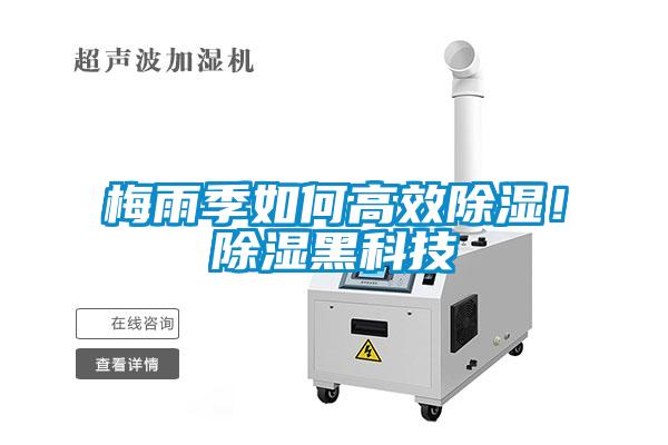 梅雨季如何高效除濕！除濕黑科技