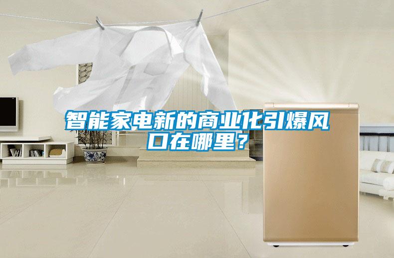 智能家電新的商業(yè)化引爆風(fēng)口在哪里？