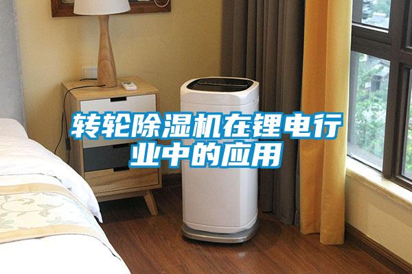 轉(zhuǎn)輪除濕機(jī)在鋰電行業(yè)中的應(yīng)用