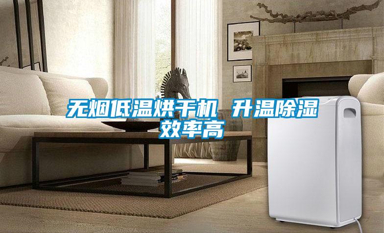 無(wú)煙低溫烘干機(jī) 升溫除濕效率高