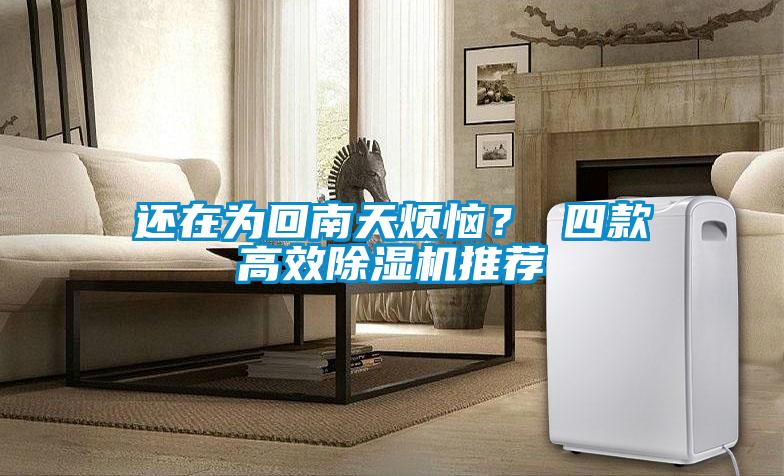 還在為回南天煩惱？ 四款高效除濕機(jī)推薦
