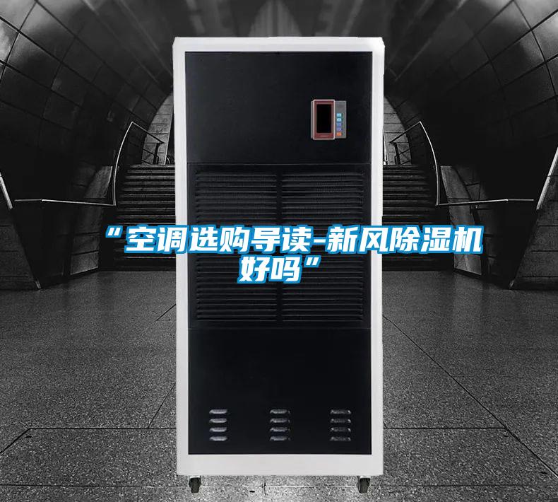 “空調(diào)選購導(dǎo)讀-新風(fēng)除濕機(jī)好嗎”