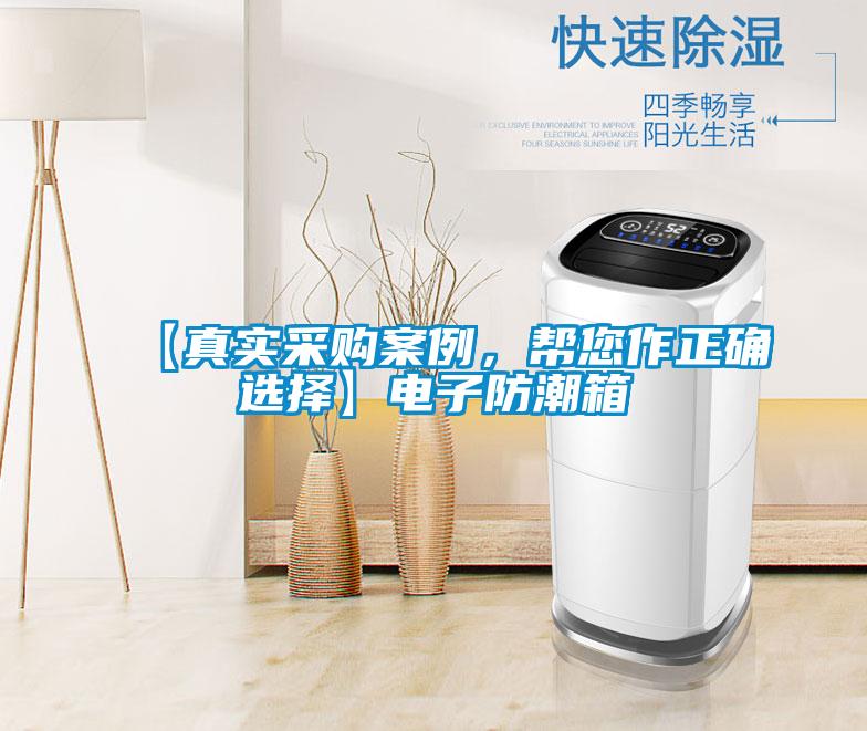 【真實采購案例，幫您作正確選擇】電子防潮箱