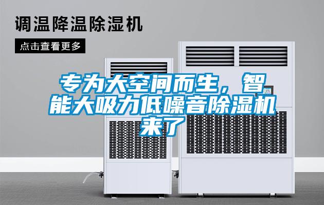 專為大空間而生，智能大吸力低噪音除濕機(jī)來了