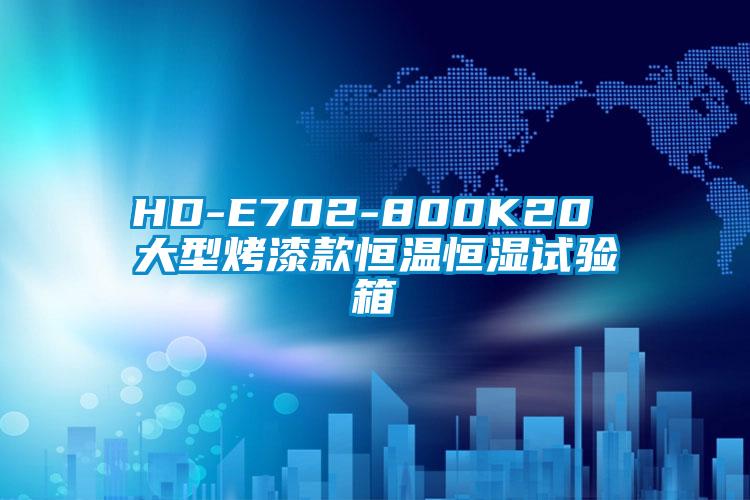 HD-E702-800K20 大型烤漆款恒溫恒濕試驗箱