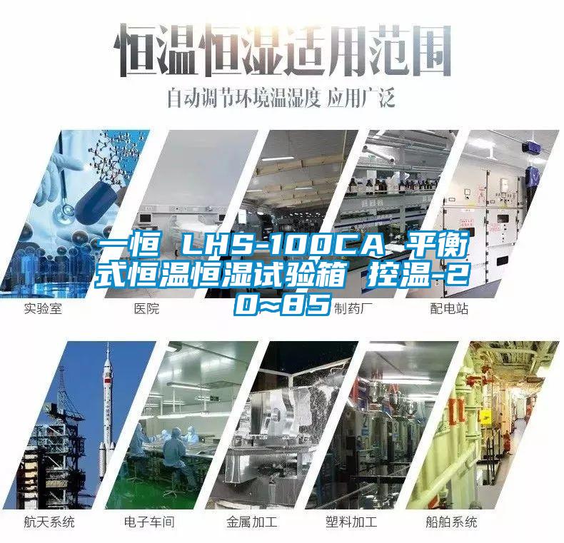一恒 LHS-100CA 平衡式恒溫恒濕試驗(yàn)箱 控溫-20~85℃