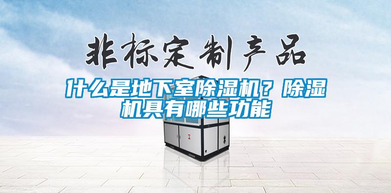 什么是地下室除濕機？除濕機具有哪些功能