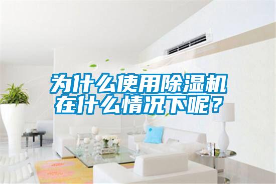 為什么使用除濕機(jī)在什么情況下呢？