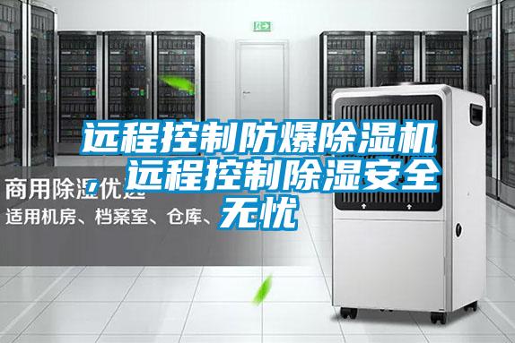 遠(yuǎn)程控制防爆除濕機(jī)，遠(yuǎn)程控制除濕安全無憂
