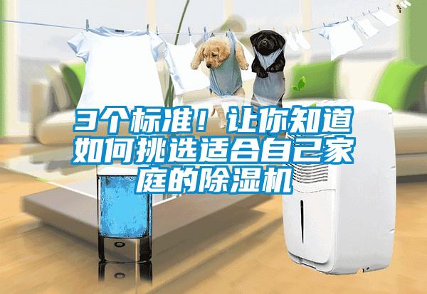 3個(gè)標(biāo)準(zhǔn)！讓你知道如何挑選適合自己家庭的除濕機(jī)