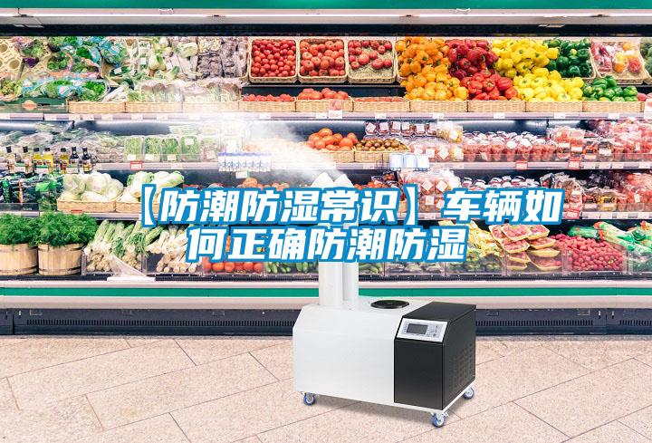 【防潮防濕常識】車輛如何正確防潮防濕