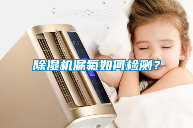 除濕機漏氟如何檢測？