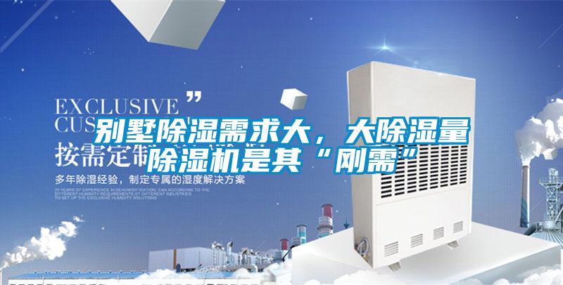 別墅除濕需求大，大除濕量除濕機是其“剛需”