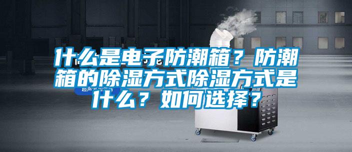 什么是電子防潮箱？防潮箱的除濕方式除濕方式是什么？如何選擇？