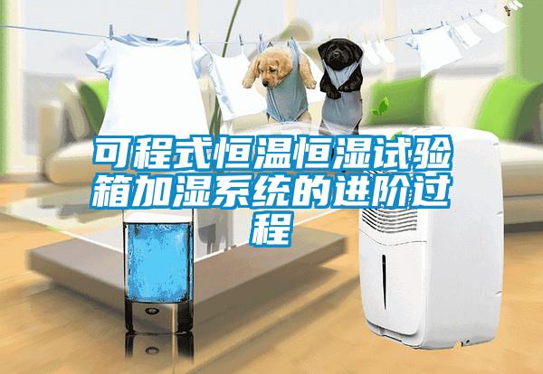 可程式恒溫恒濕試驗箱加濕系統(tǒng)的進階過程