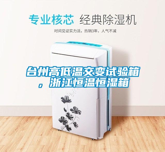 臺州高低溫交變試驗箱，浙江恒溫恒濕箱