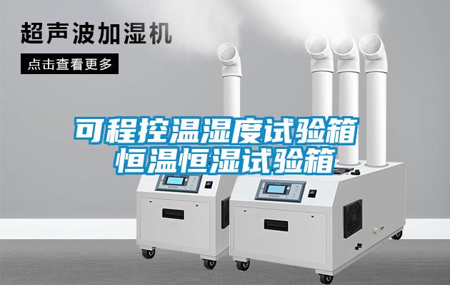 可程控溫濕度試驗箱 恒溫恒濕試驗箱