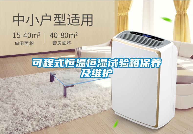 可程式恒溫恒濕試驗箱保養(yǎng)及維護