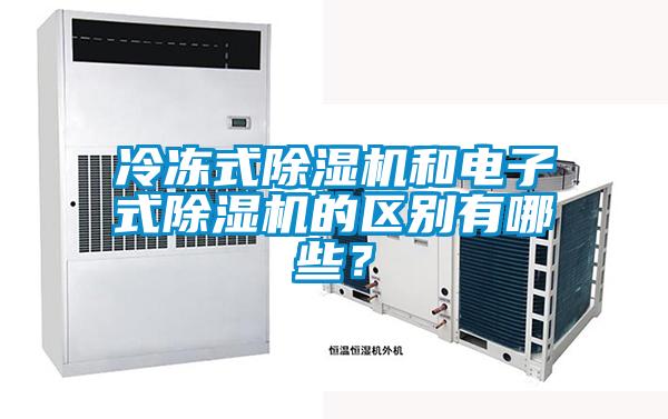 冷凍式除濕機和電子式除濕機的區(qū)別有哪些？