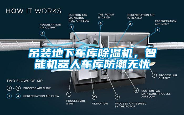 吊裝地下車庫除濕機，智能機器人車庫防潮無憂