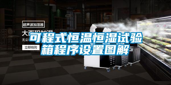 可程式恒溫恒濕試驗箱程序設(shè)置圖解