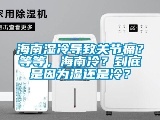 行業(yè)新聞海南濕冷導(dǎo)致關(guān)節(jié)痛？等等，海南冷？到底是因為濕還是冷？