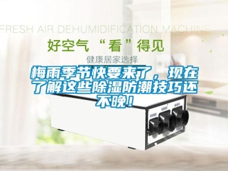 行業(yè)新聞梅雨季節(jié)快要來(lái)了，現(xiàn)在了解這些除濕防潮技巧還不晚！