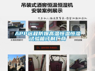 常見問題APP遠(yuǎn)程防爆高溫恒溫恒濕試驗箱訂制廠商