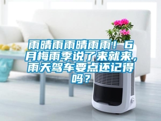 常見問題雨晴雨雨晴雨雨！6月梅雨季說了來就來，雨天駕車要點(diǎn)還記得嗎？