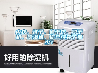 行業(yè)新聞內(nèi)衣、襪子、速干衣、烘干機、除濕機，你已經(jīng)買了多少？